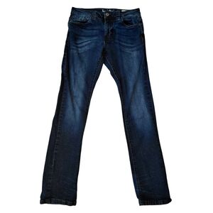 Slim Straight Men's Jeans in Dark Blue